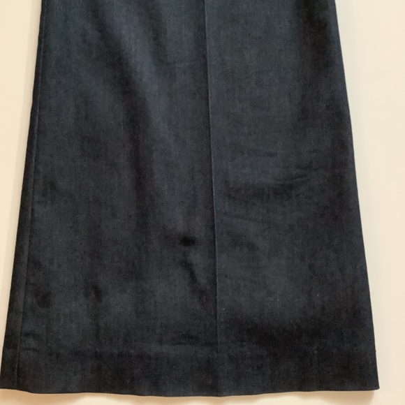 TAHARI Flared Dark Blue Denim Trousers - Picture 6 of 6